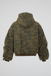 Arctic Reversible Faux Fur Hooded Jacket