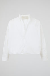 Off-White Cropped Overshirt