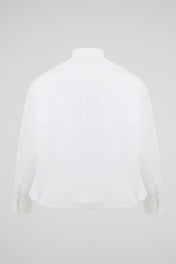 Off-White Cropped Overshirt