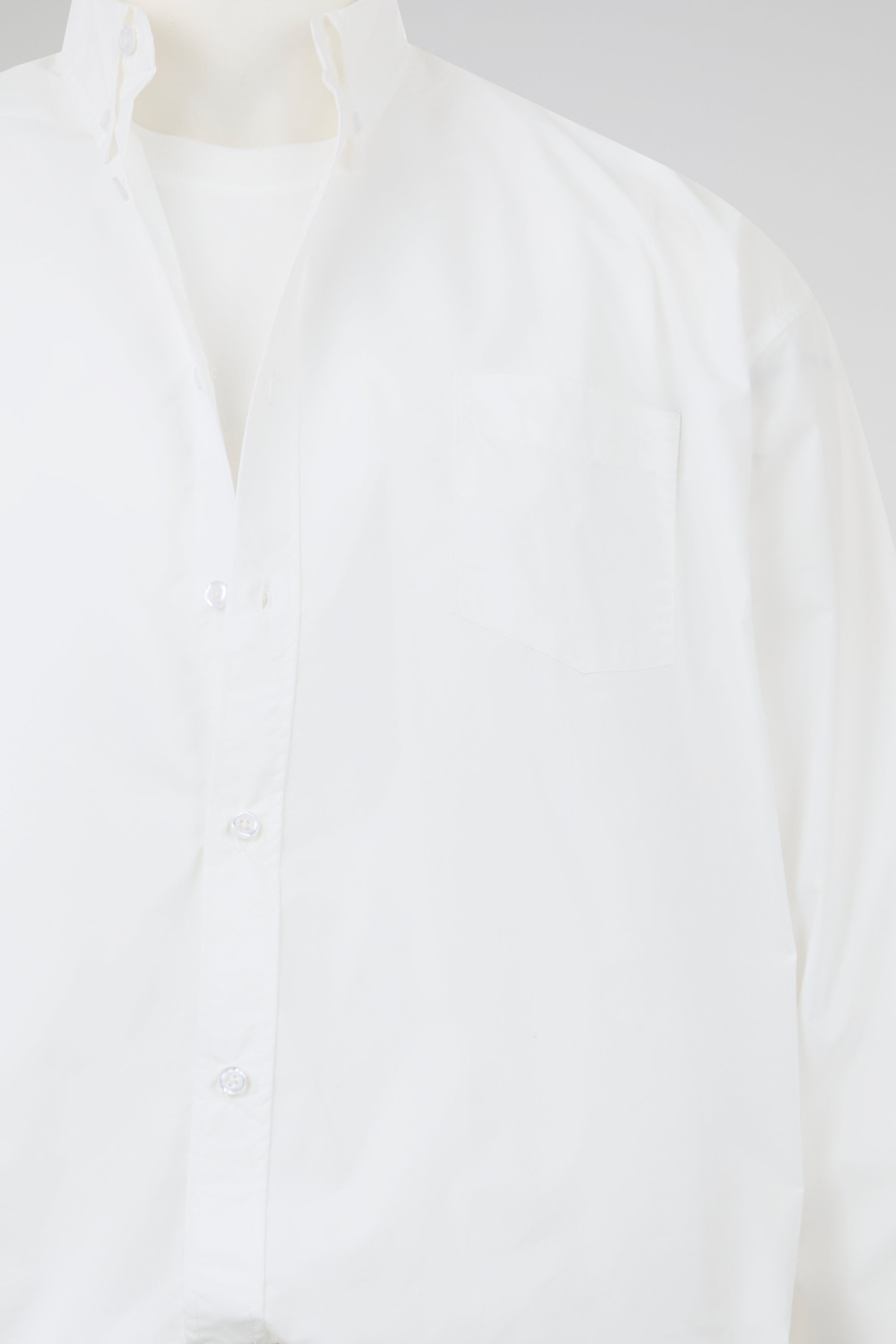 Off-White Cropped Overshirt