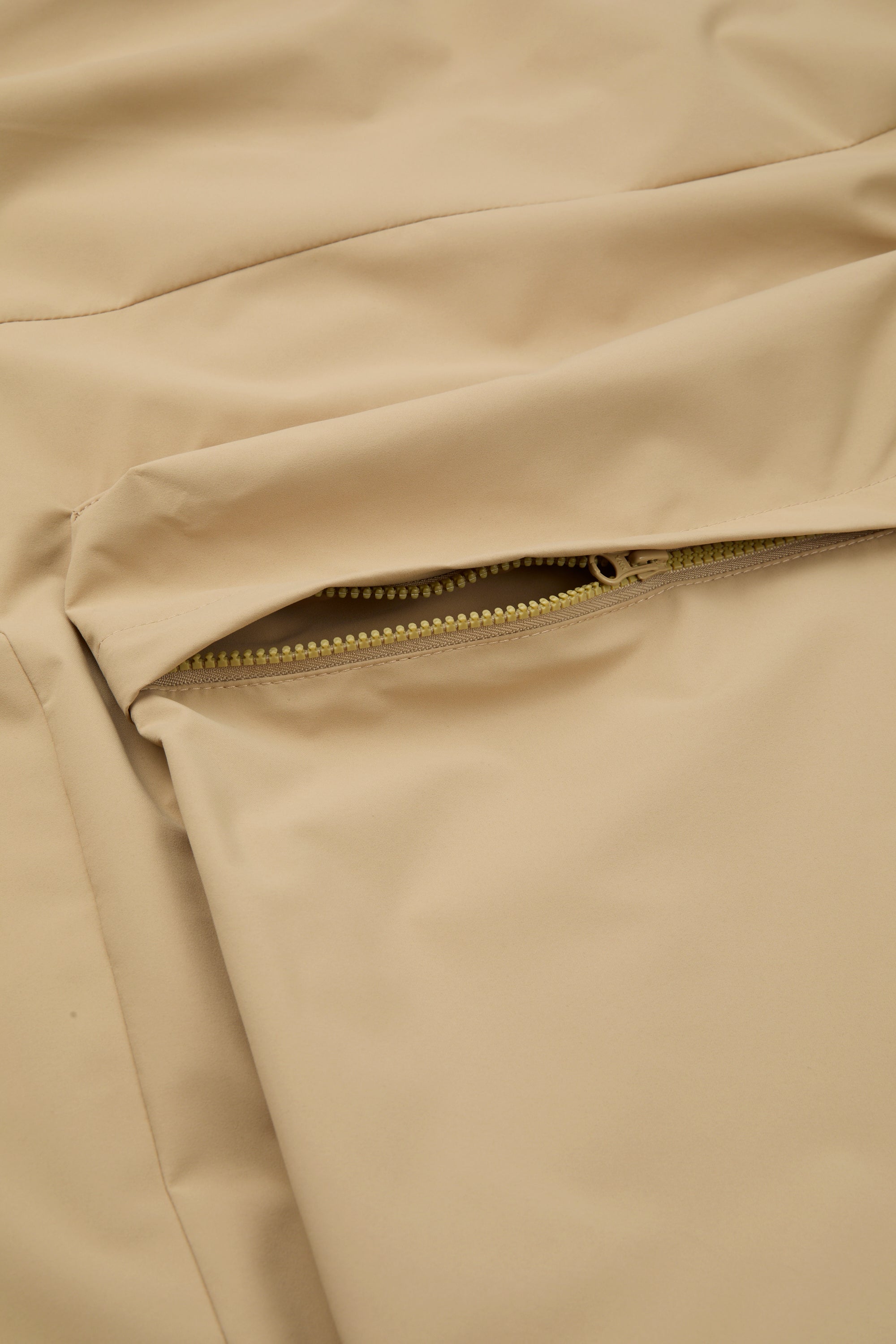 Dual-Zip Anorak Sand