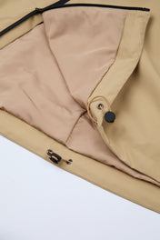 Dual-Zip Anorak Sand
