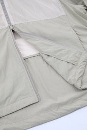 Technical Mesh Windbreaker Beige