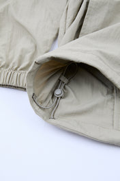 Technical Mesh Windbreaker Beige