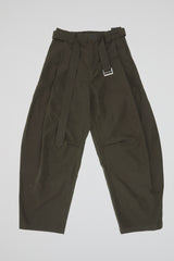 Structured Belted Volume Pants