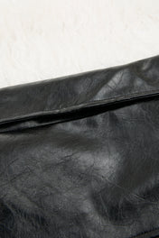 Reversible Fur Leather Cropped Jacket