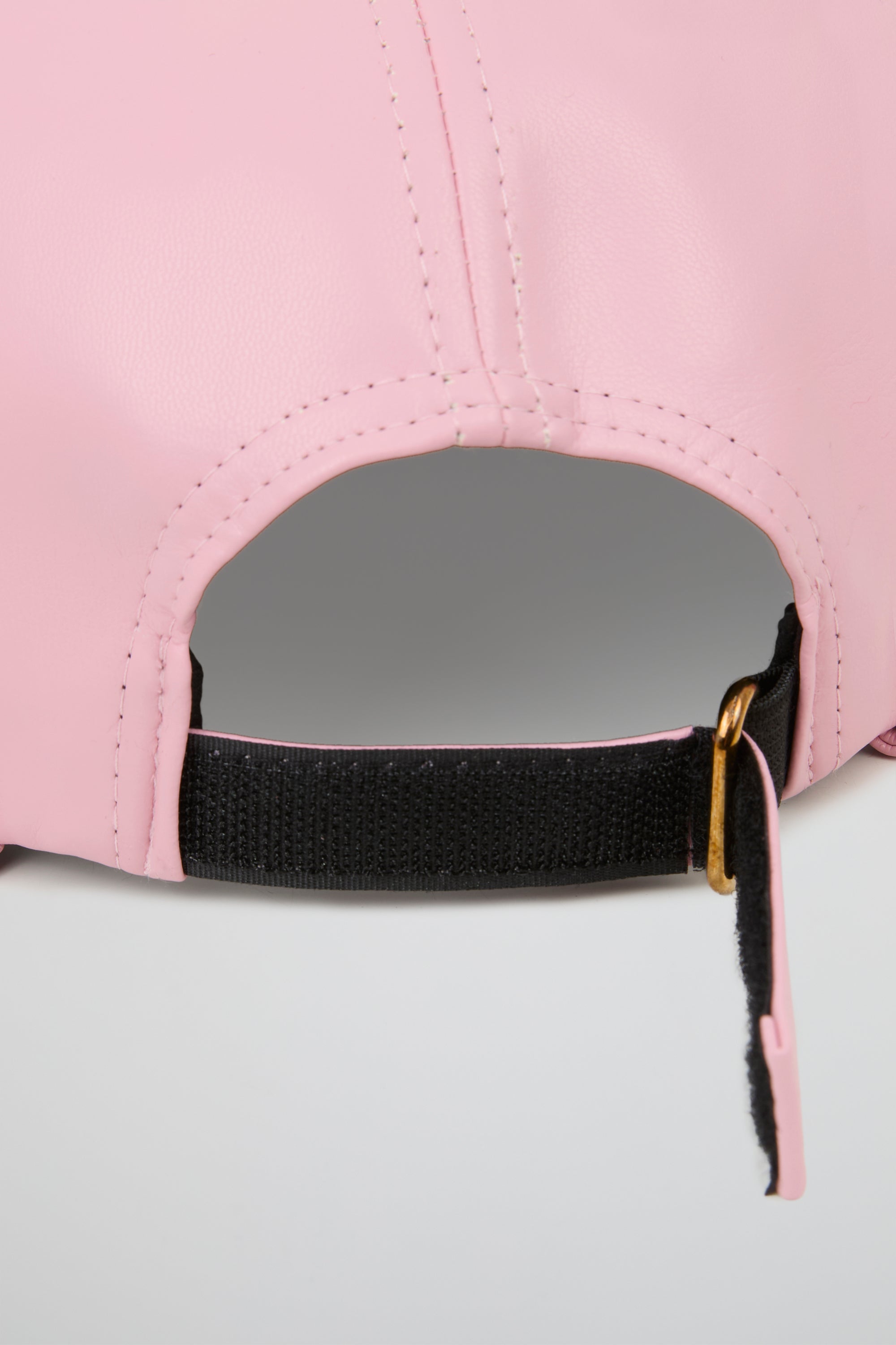 Docker Hat NY Pink PU Leather