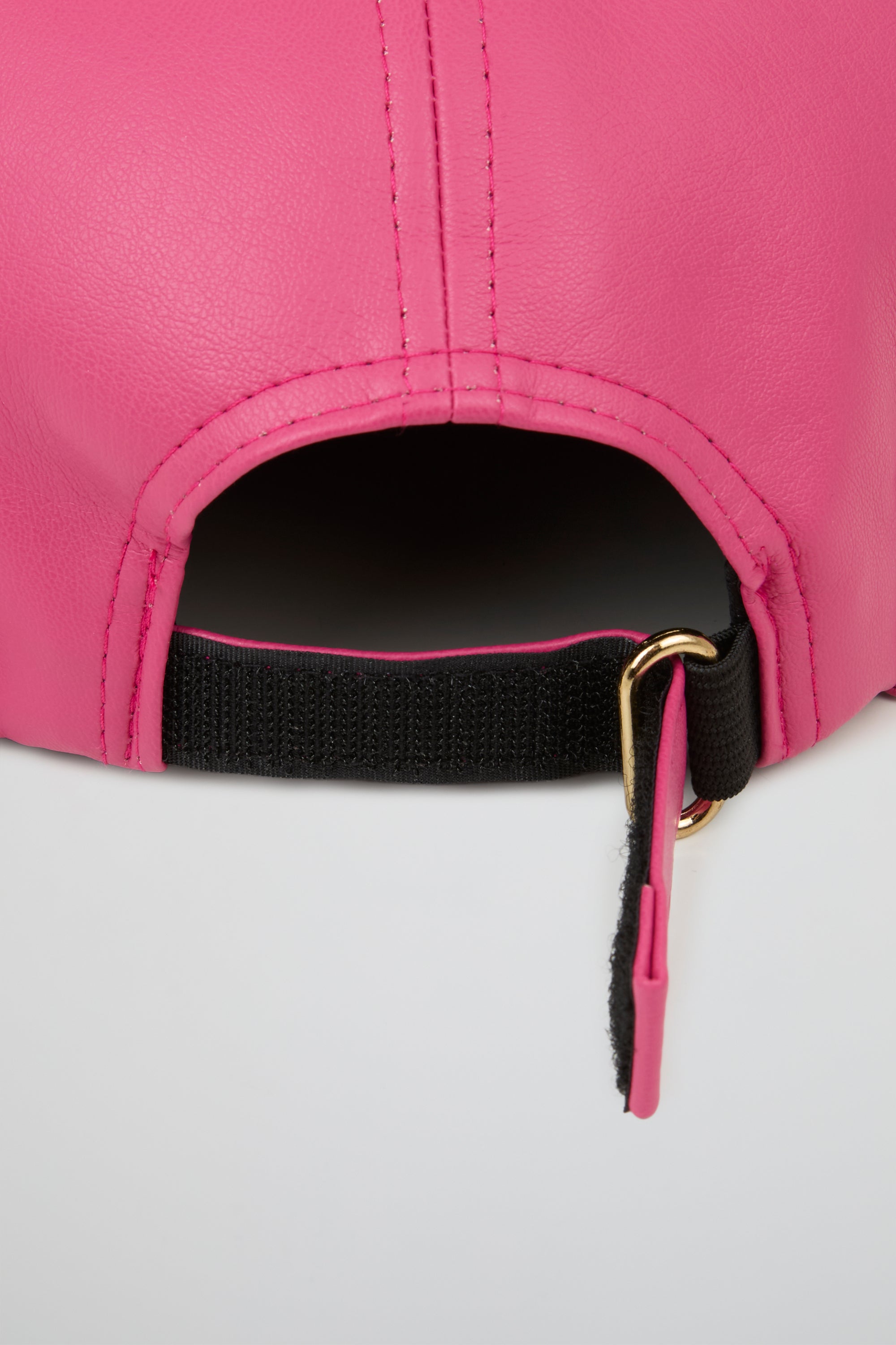 Docker Hat Magenta Pink PU Leather