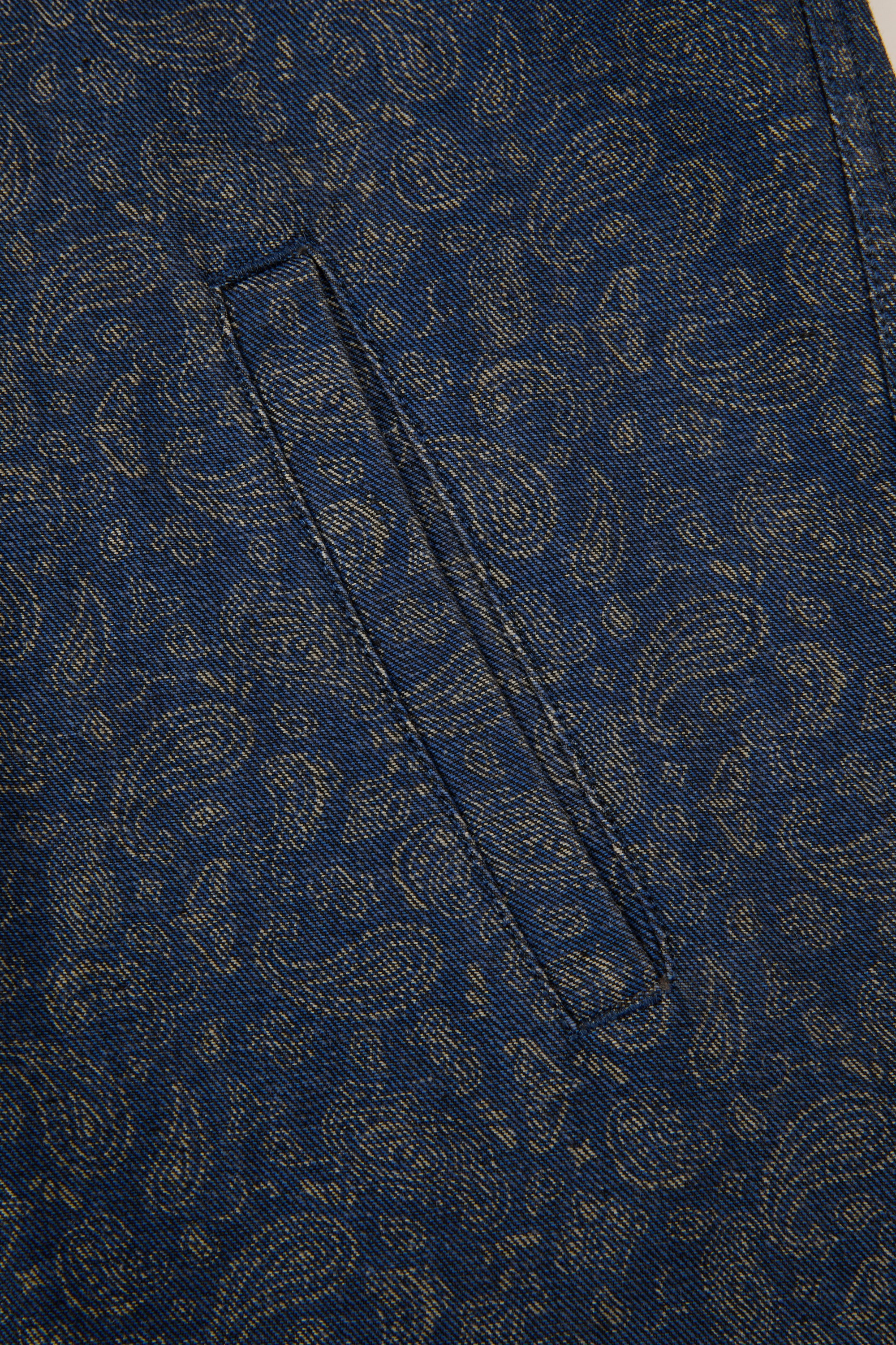 Blue Jacquard Shirt
