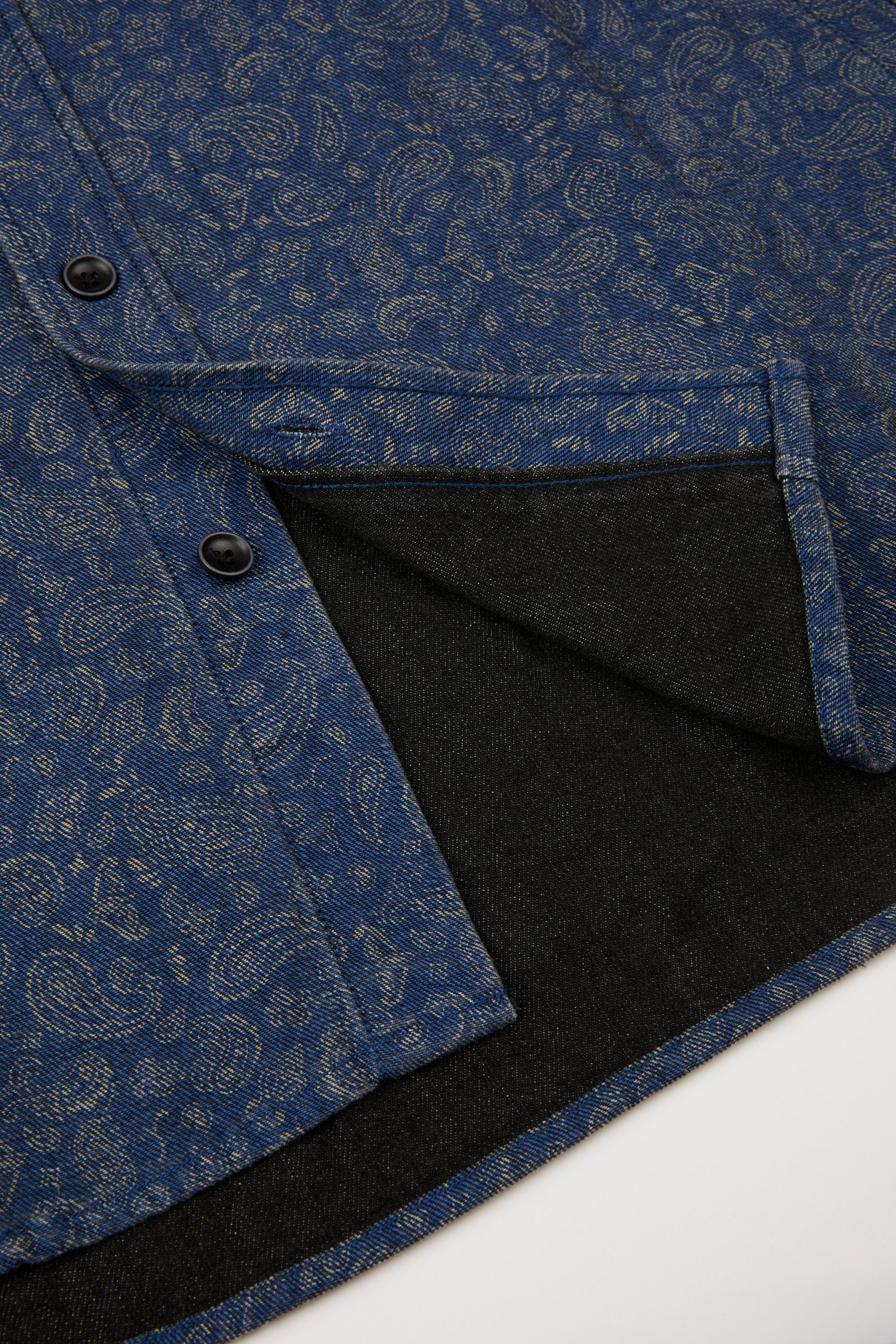 Blue Jacquard Shirt