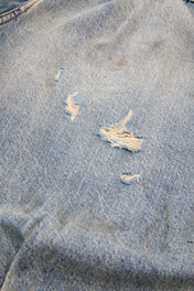 Distressed Indigo Denim Jacket