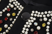 Crystal Western Yoke Cropped Jacket