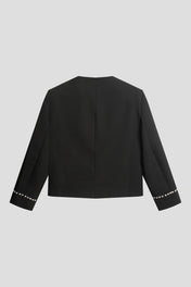 Silver Braid Fringed MJ Jacket