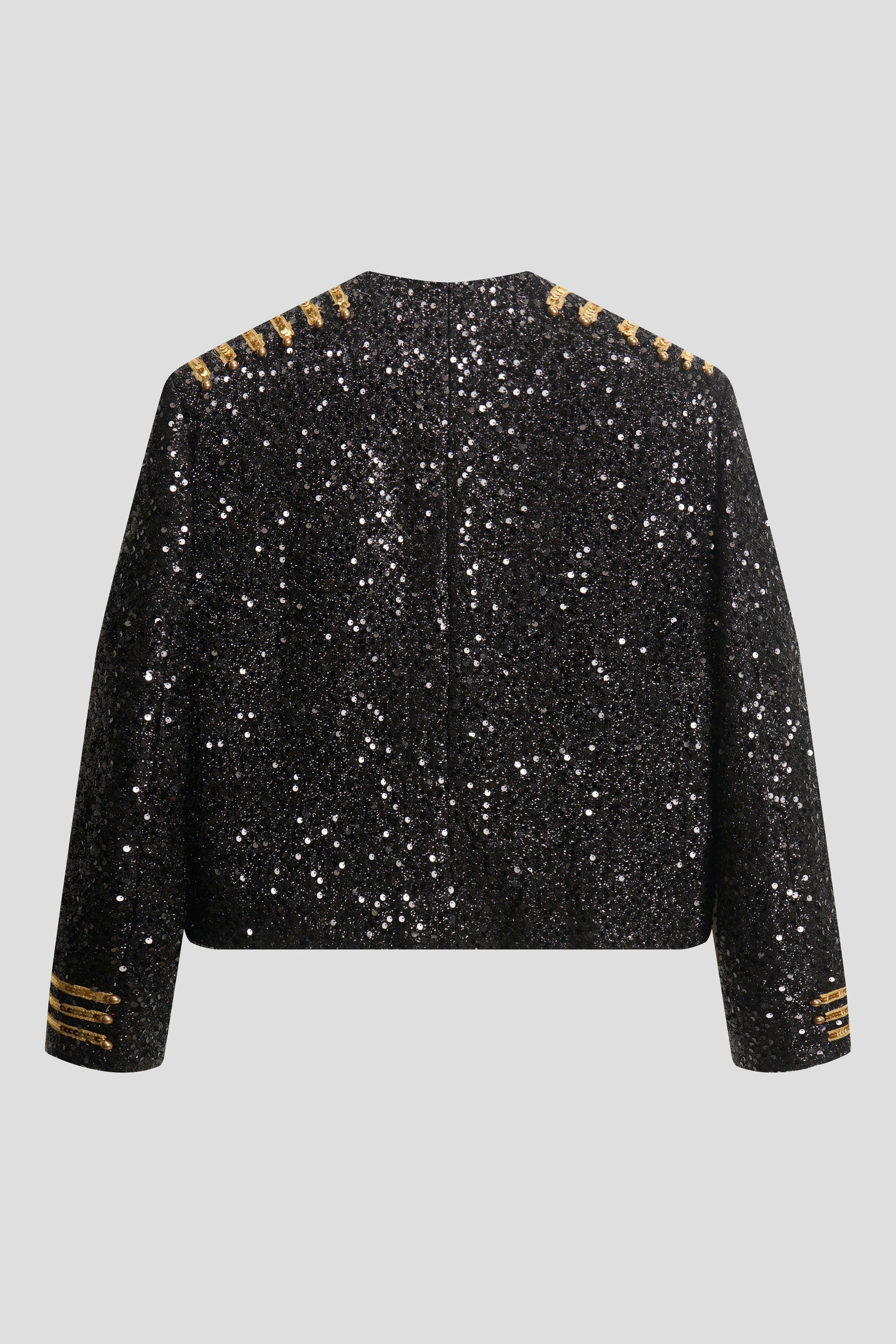Gold Braid Sequin MJ Jacket
