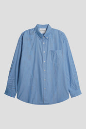 Button Down Collar Stripe Shirt