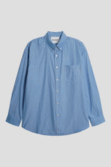 Button Down Collar Stripe Shirt