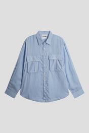 Twin Flap Pocket Stripe Shirt