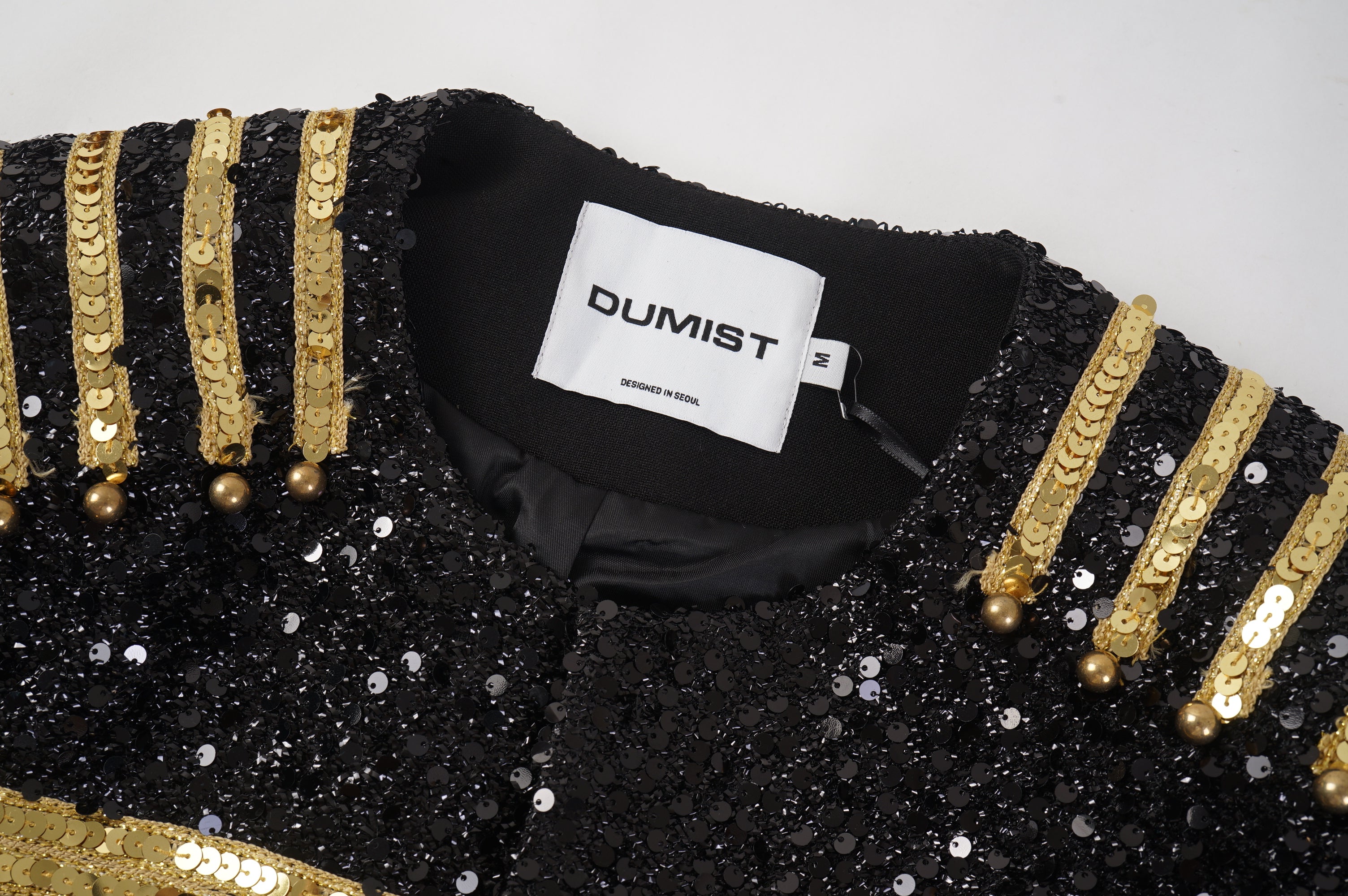 Gold Braid Sequin MJ Jacket