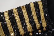 Gold Braid Sequin MJ Jacket
