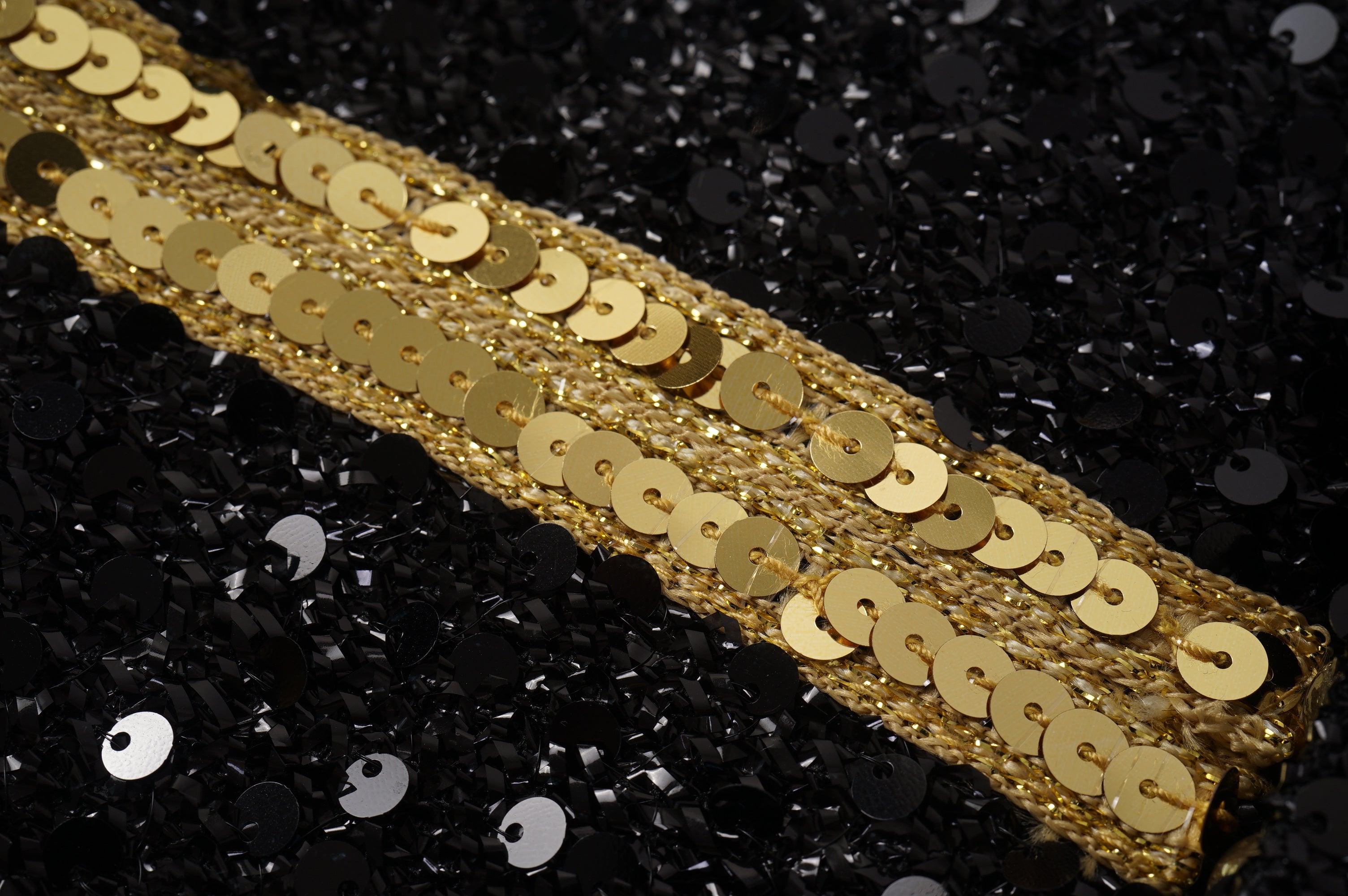 Gold Braid Sequin MJ Jacket