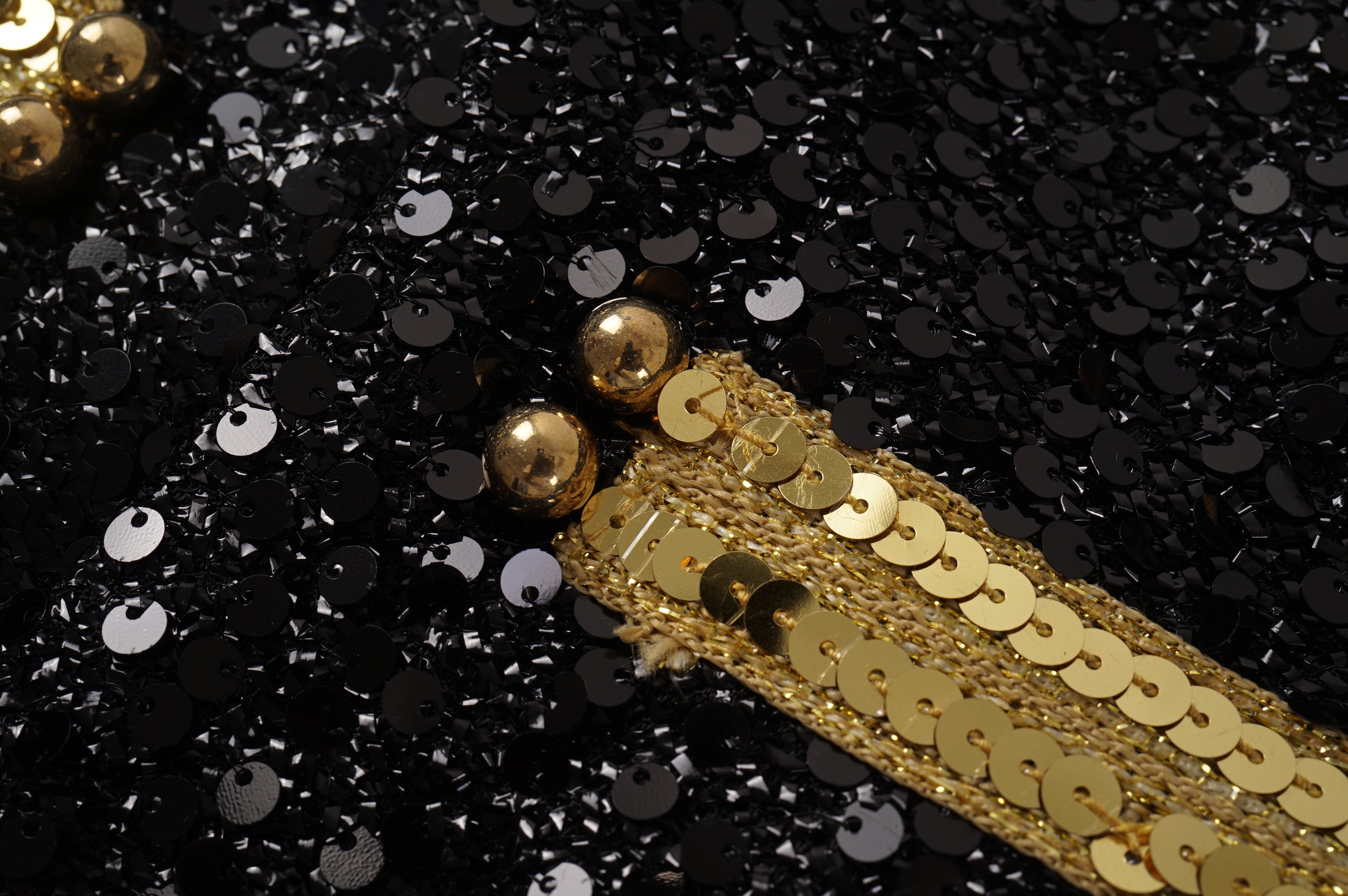 Gold Braid Sequin MJ Jacket