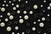 Graduated Pearl Beaded Cropped Jacket