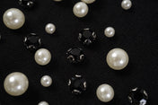Graduated Pearl Beaded Cropped Jacket