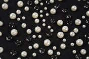 Graduated Pearl Beaded Cropped Jacket