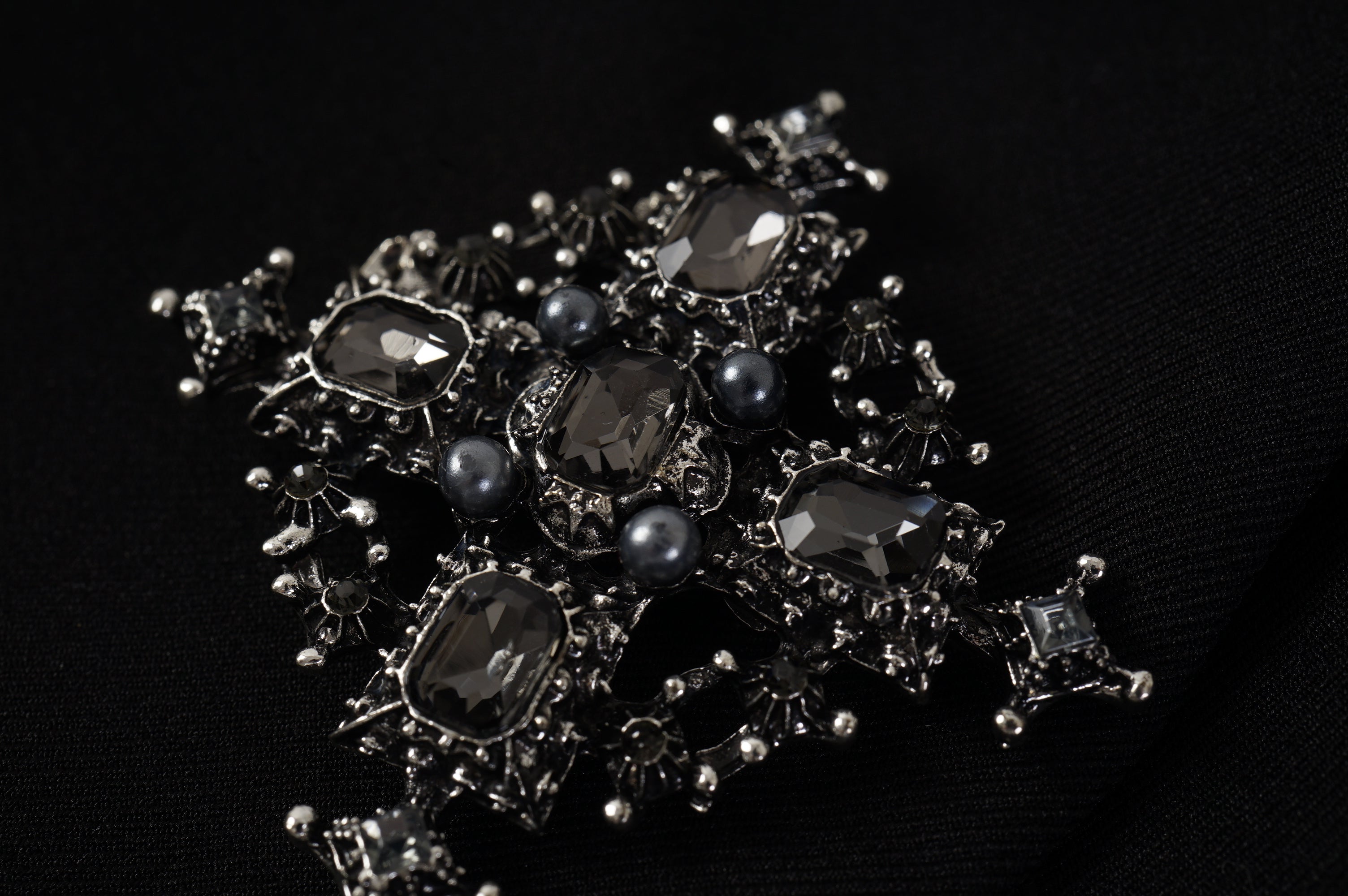 Jewelled Cross Double Breasted Blazer