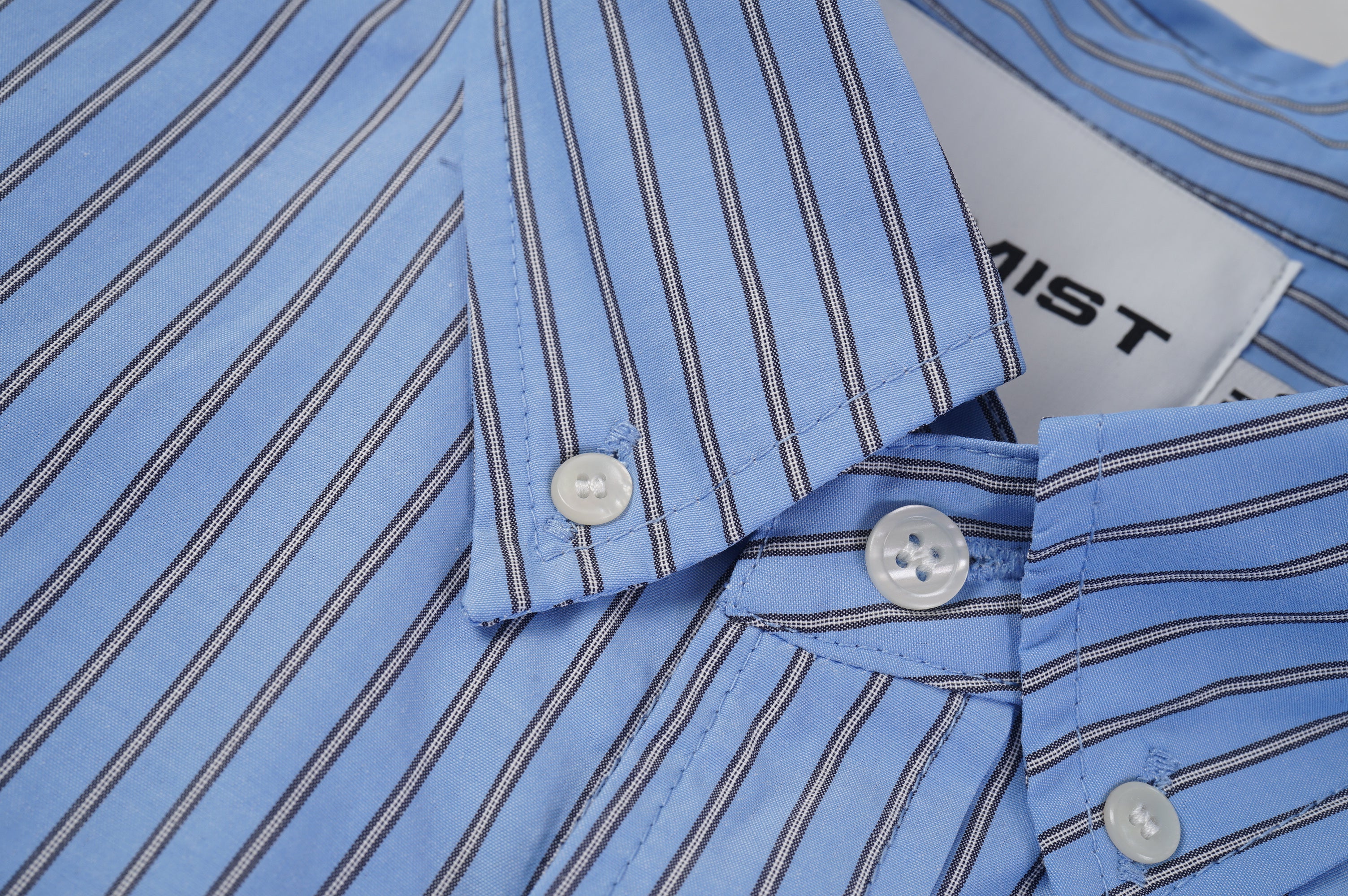 Button Down Collar Stripe Shirt