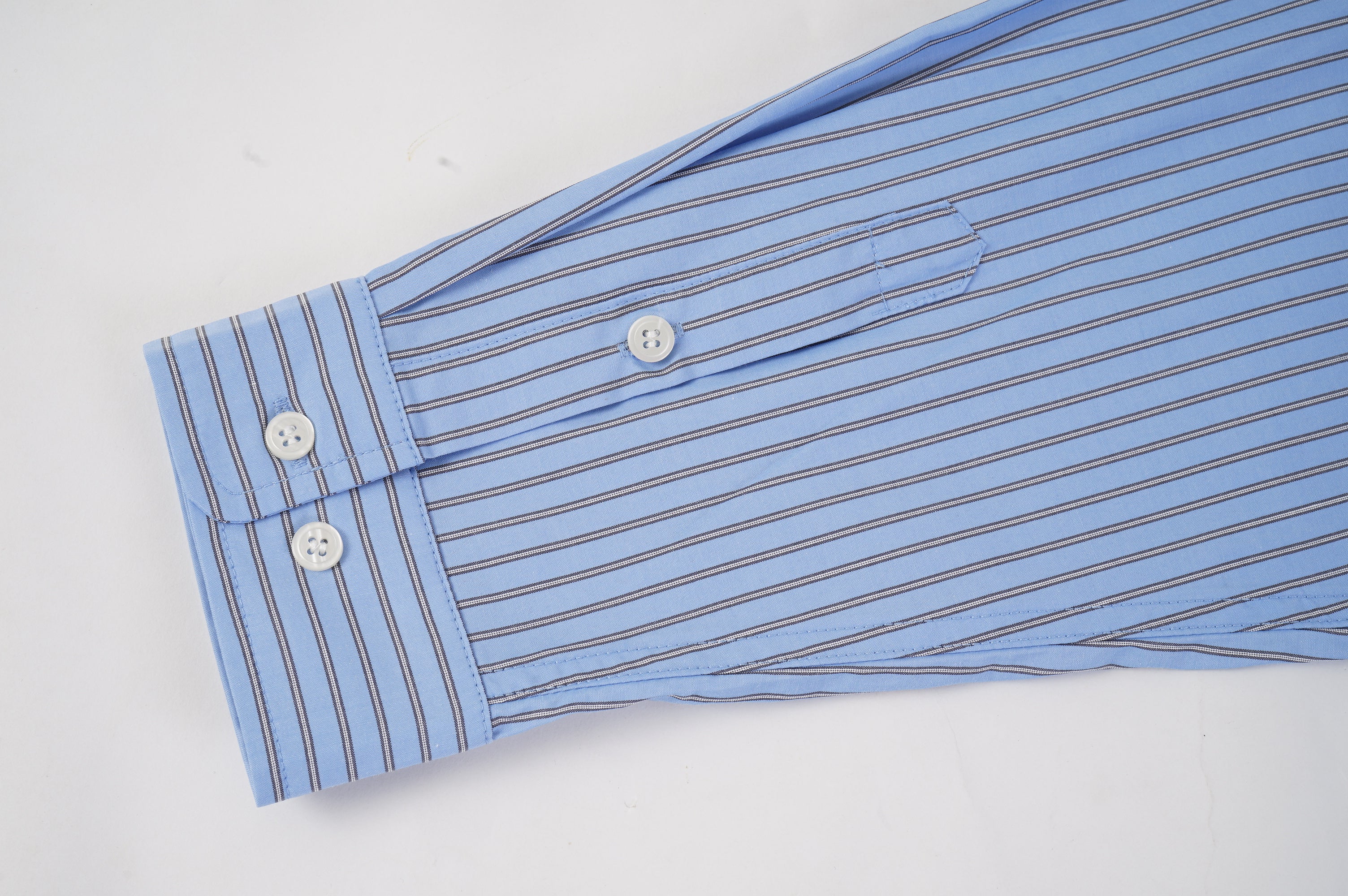 Button Down Collar Stripe Shirt