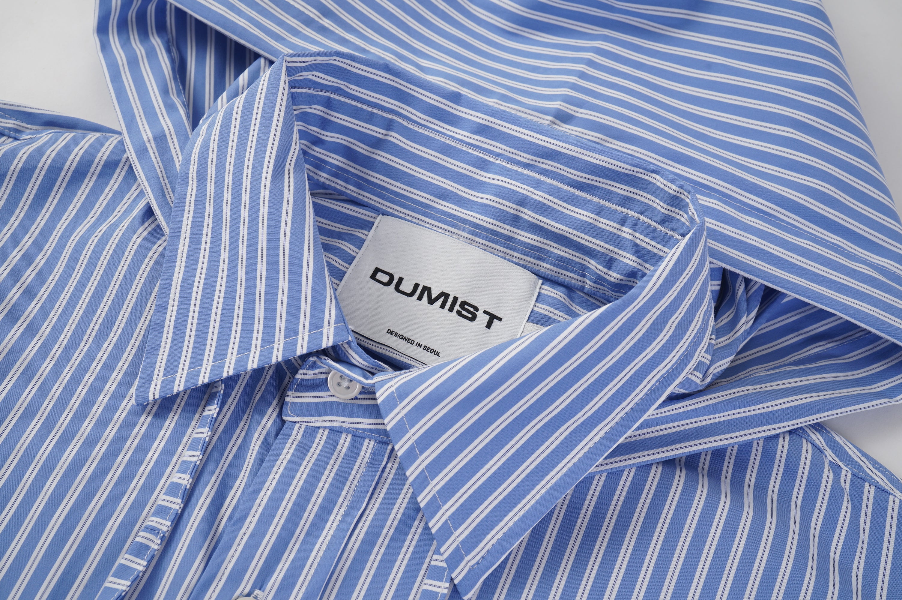Hooded Twin Pocket Stripe Overshirt