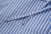 Hooded Twin Pocket Stripe Overshirt