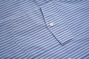 Hooded Twin Pocket Stripe Overshirt