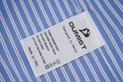 Hooded Twin Pocket Stripe Overshirt