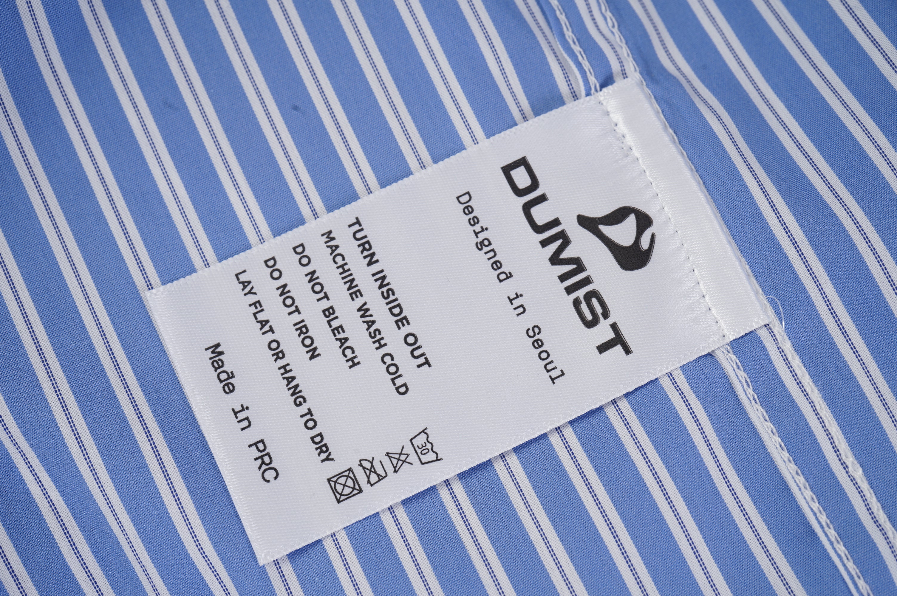 Hooded Twin Pocket Stripe Overshirt