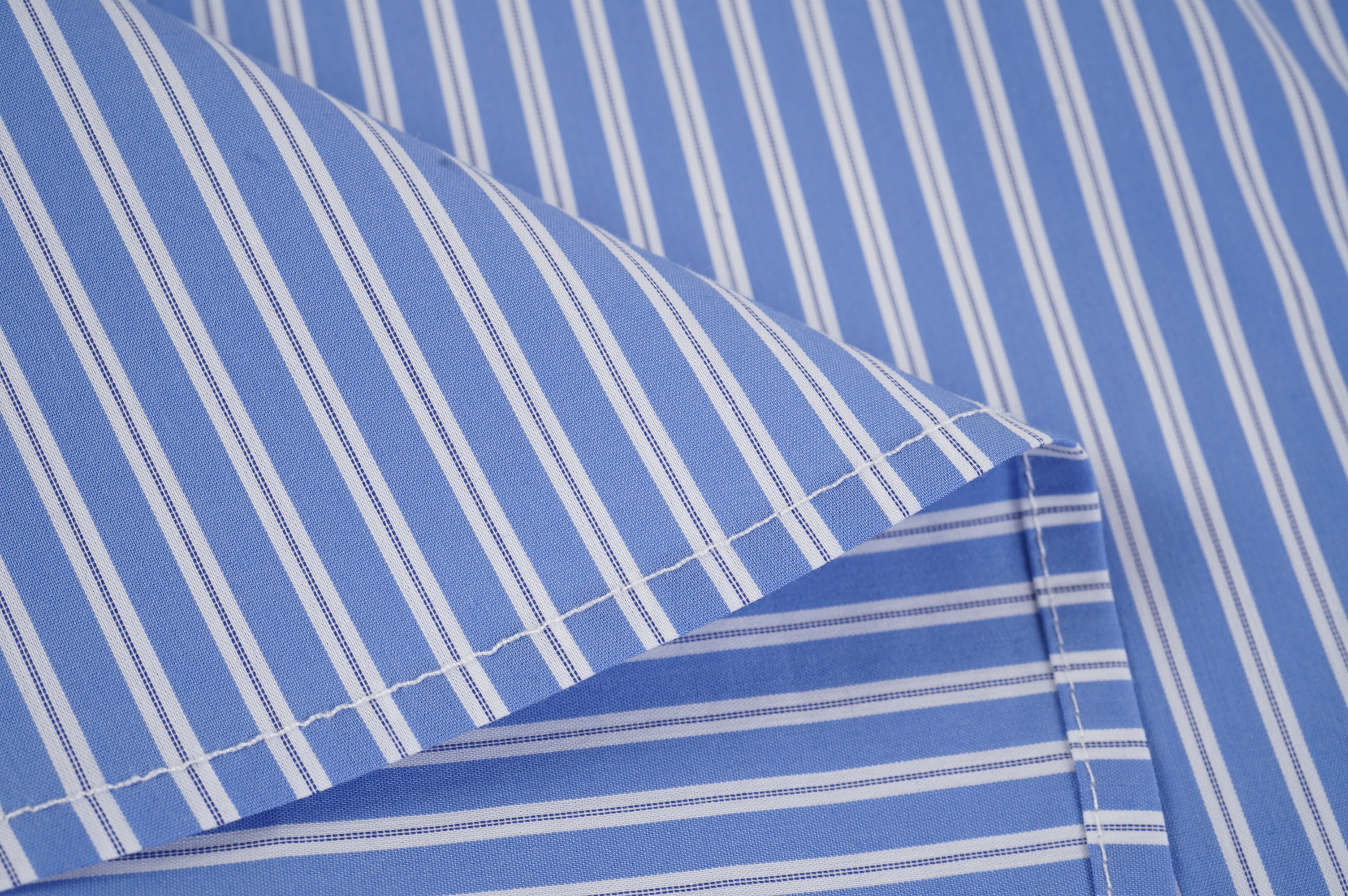 Hooded Twin Pocket Stripe Overshirt