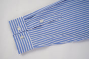 Hooded Twin Pocket Stripe Overshirt