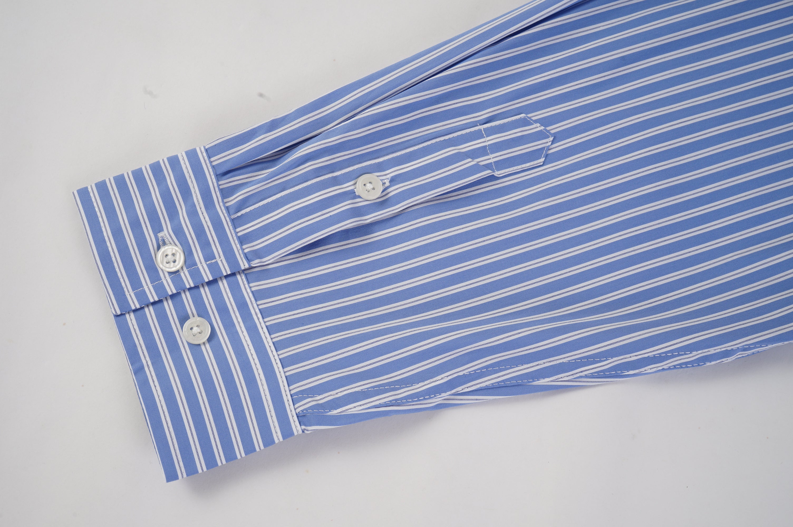 Hooded Twin Pocket Stripe Overshirt