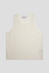 Open Mesh Knit Boxy Tank