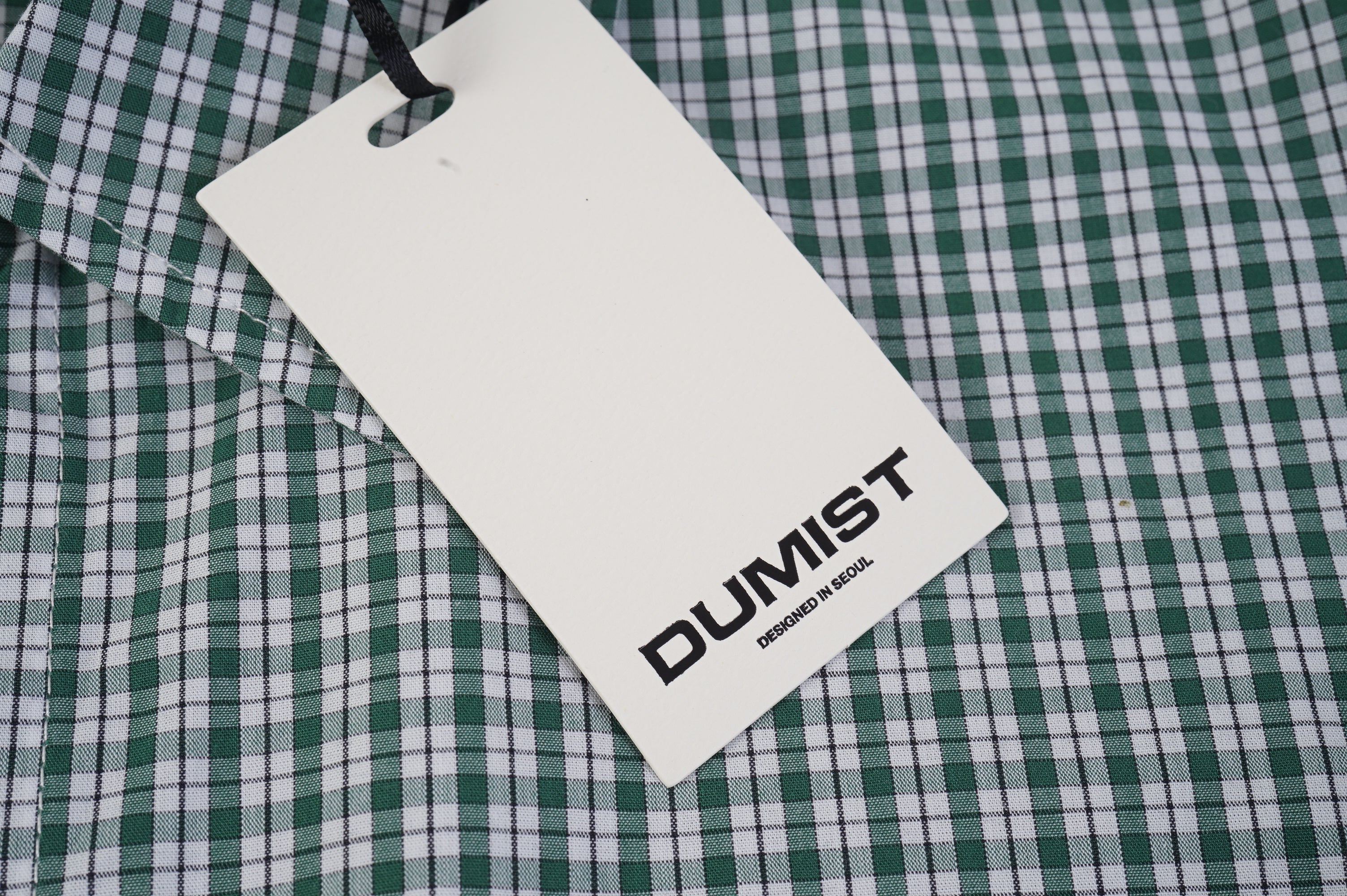 Green Check Snap Button Shirt