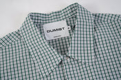 Green Check Snap Button Shirt