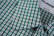 Green Check Snap Button Shirt