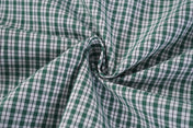 Green Check Snap Button Shirt