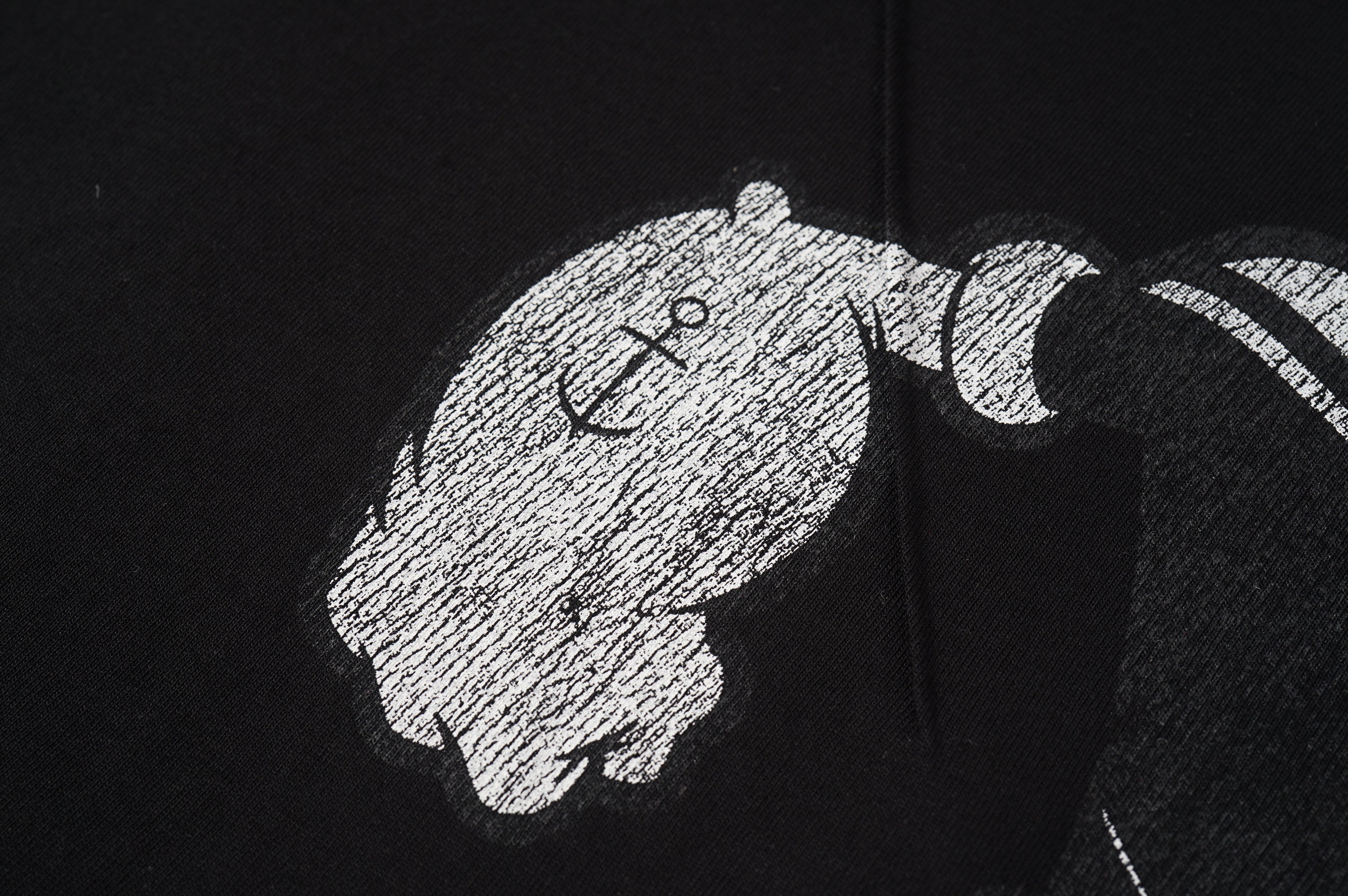 Cracked Popeye Print Oversized Tee