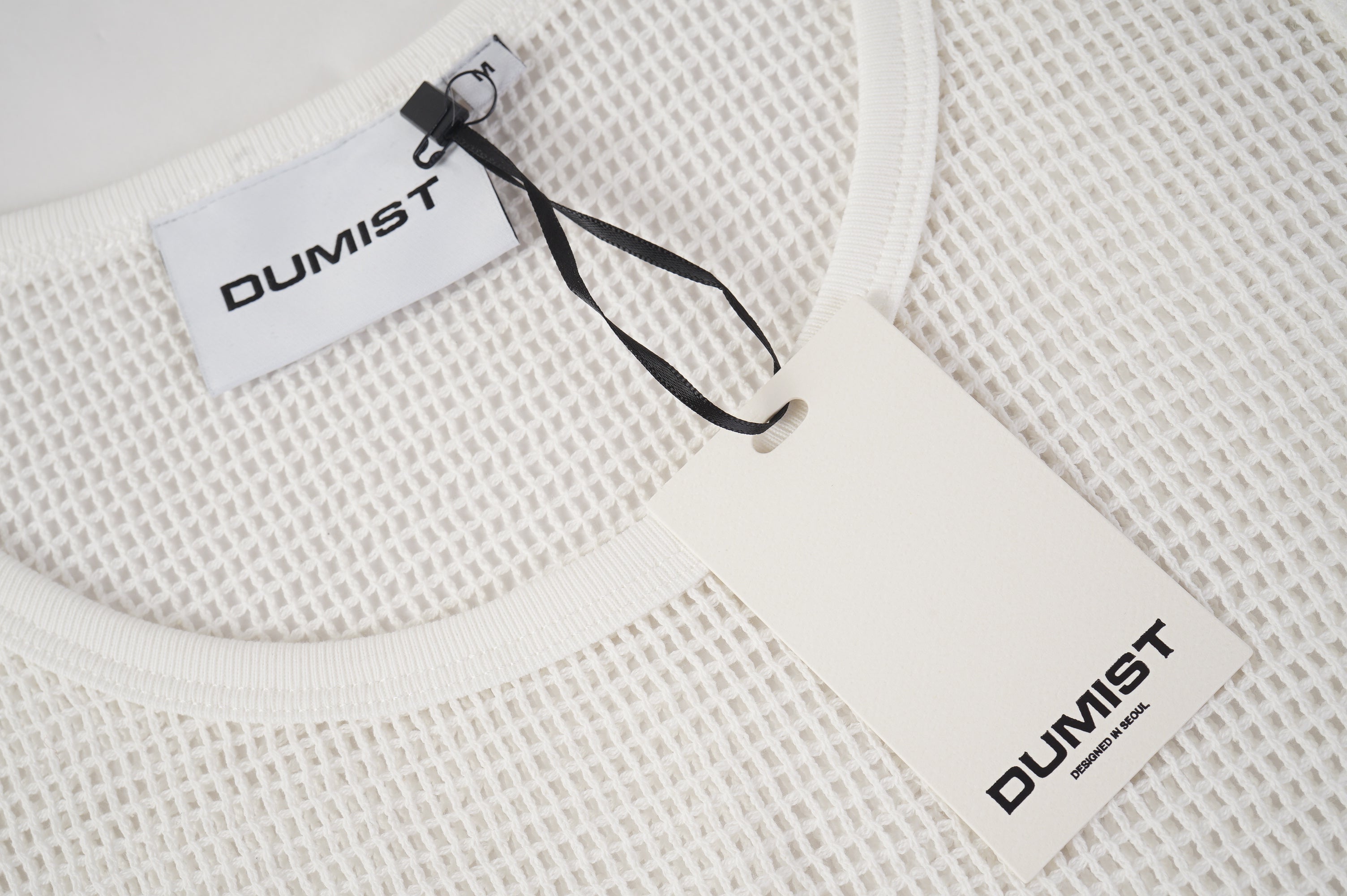 Open Mesh Knit Boxy Tank