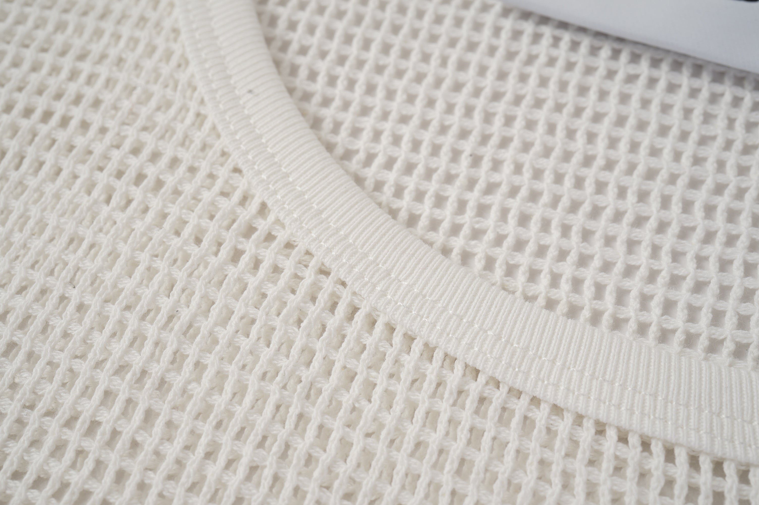 Open Mesh Knit Boxy Tank