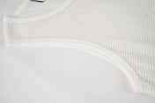 Open Mesh Knit Boxy Tank