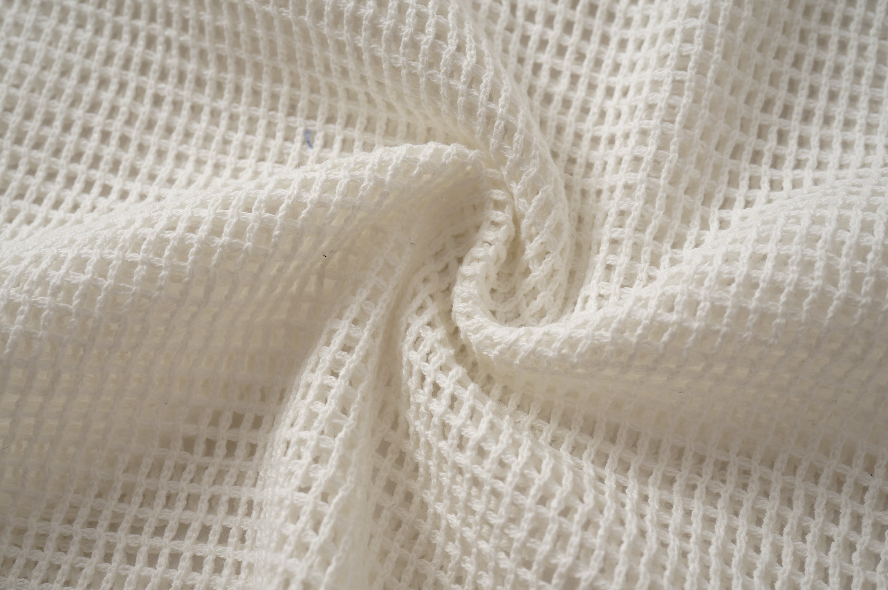 Open Mesh Knit Boxy Tank