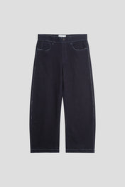 Raw Edge Wide Leg Trousers
